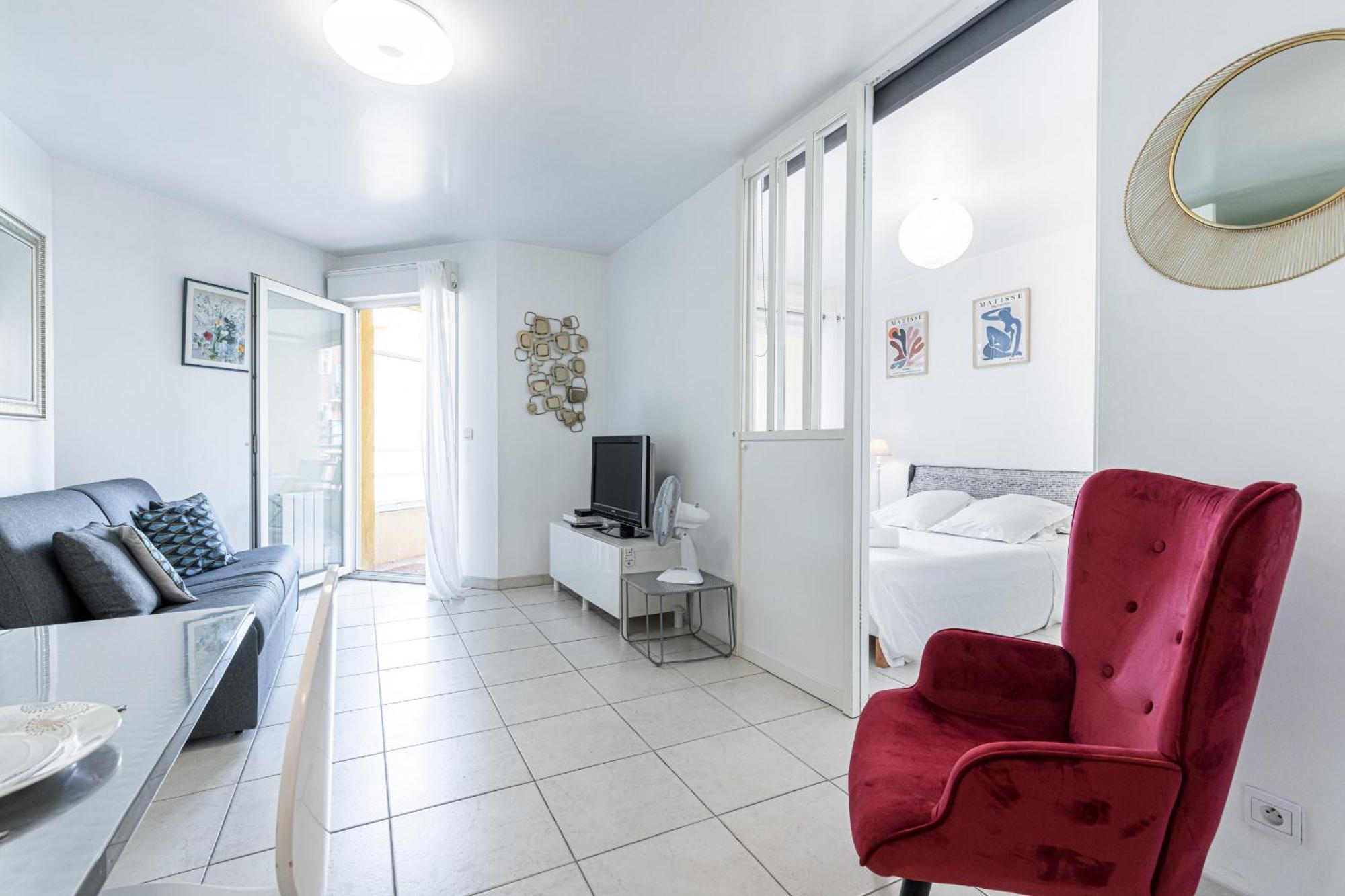 Quiet 1 bdr Port! close Place du Pin Garibaldi Nisa Exterior foto